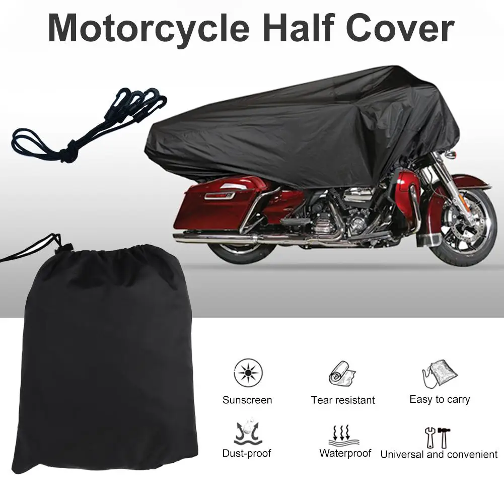 Дорожный готовый мотоциклетный получехол 210T легкий для улицы водонепроницаемый