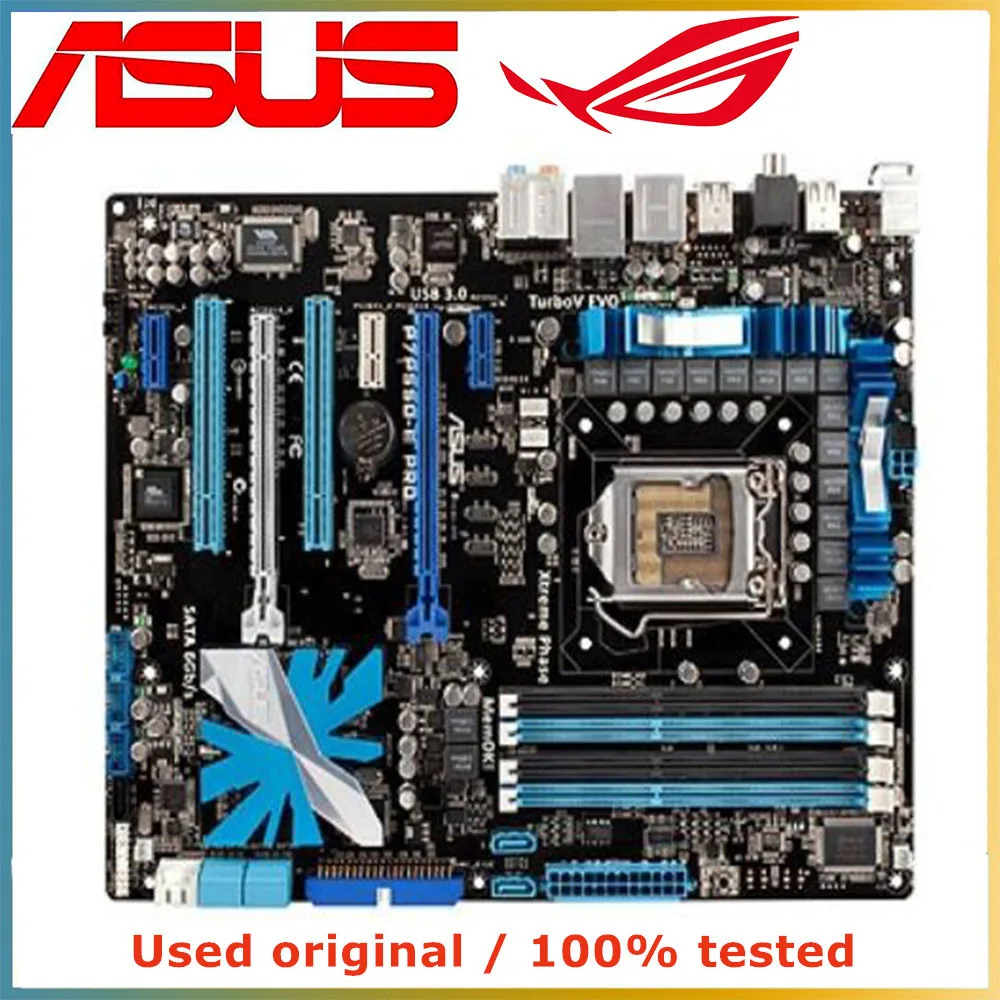 Для процессора Intel P55 LGA 1156 для ASUS P7P55D-E Pro Материнская плата компьютерная розетка