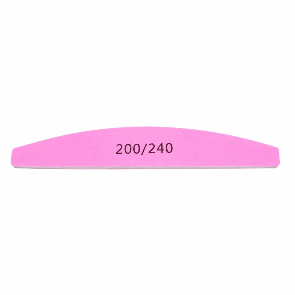 

1pcs Half Moon Nail Art Sanding Files Buffer Block Manicure Pedicure Nail Styling Tools Drop Shipping