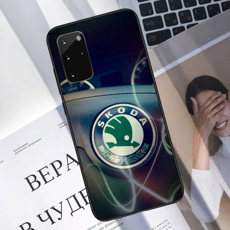 

car Skoda Phone Case For Samsung A40 A31 A50 A51 A71 A20E A20S S8 S9 S10 S20 Plus note 20 ultra