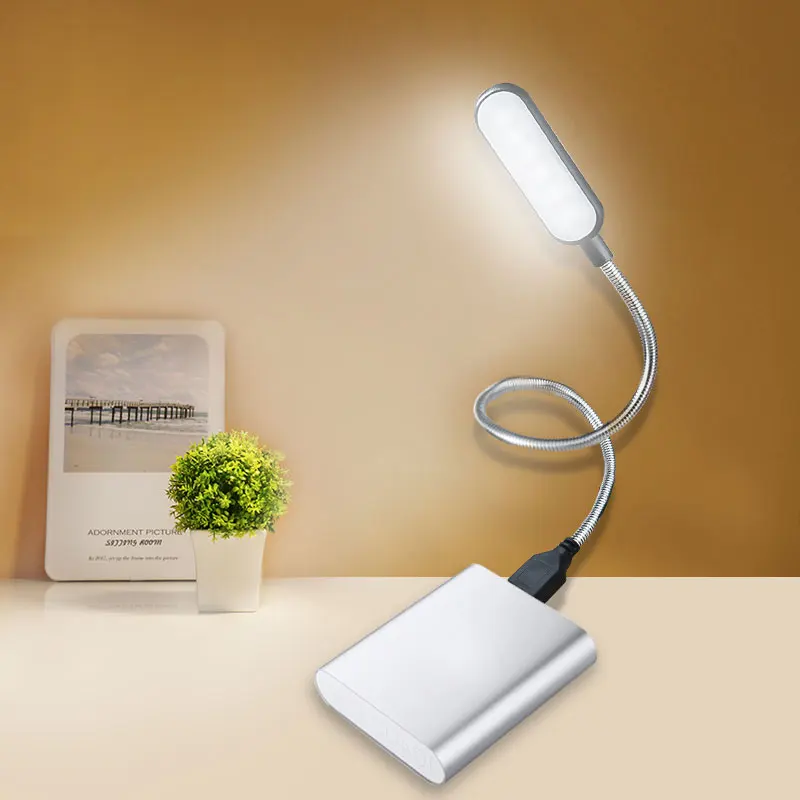 Гибкий яркий милый ночник мини светодиодный USB-светсветильник льник для чтения с