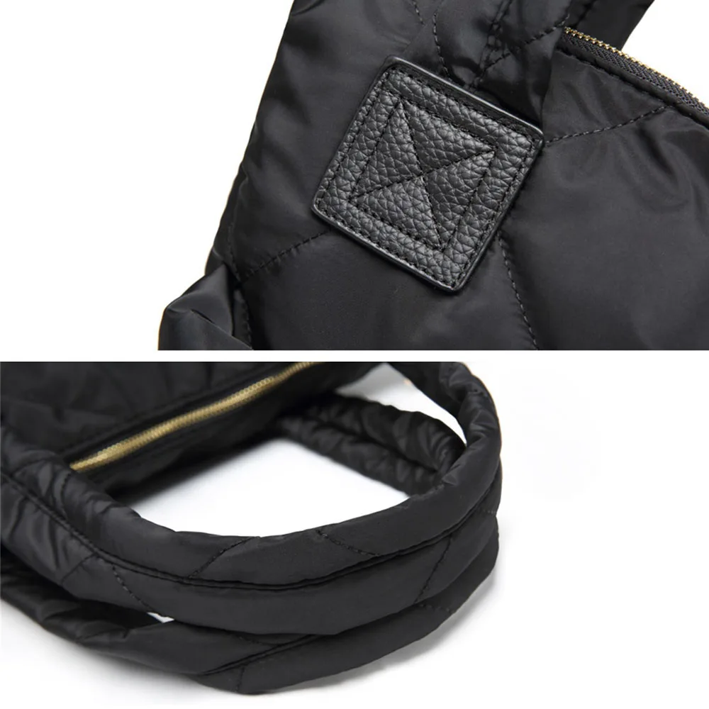 New Simple Ladies Shoulder Bag Solid Color Space Cotton Wild Mummy Bag Oxford Cloth Camouflage Printing Large Capacity Handbags
