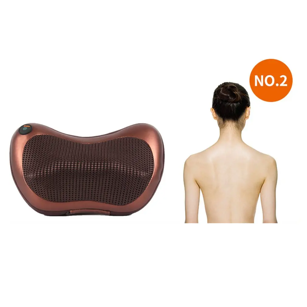 Шейный массажер, автомобильная домашняя массажная подушка, автомобильная Массажная подушка для всего тела, шеи, талии, плеч