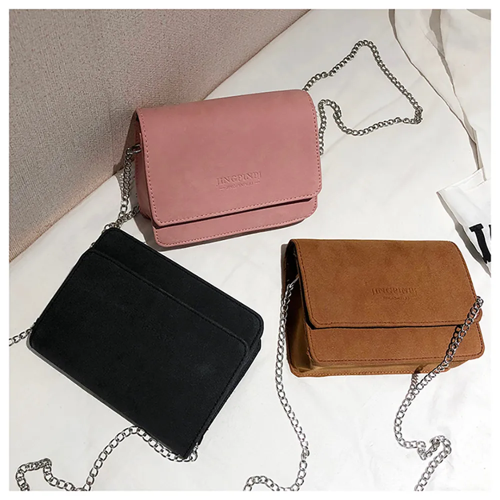 Женская сумка через плечо в стиле ретро с диагональной цепочкой 2019|Сумки ручками|