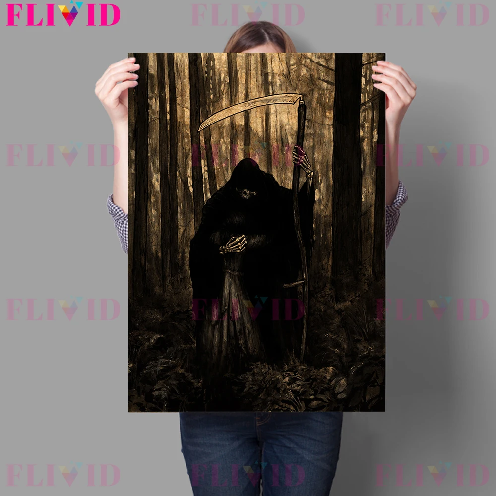 

Ретро плакат ведьмы