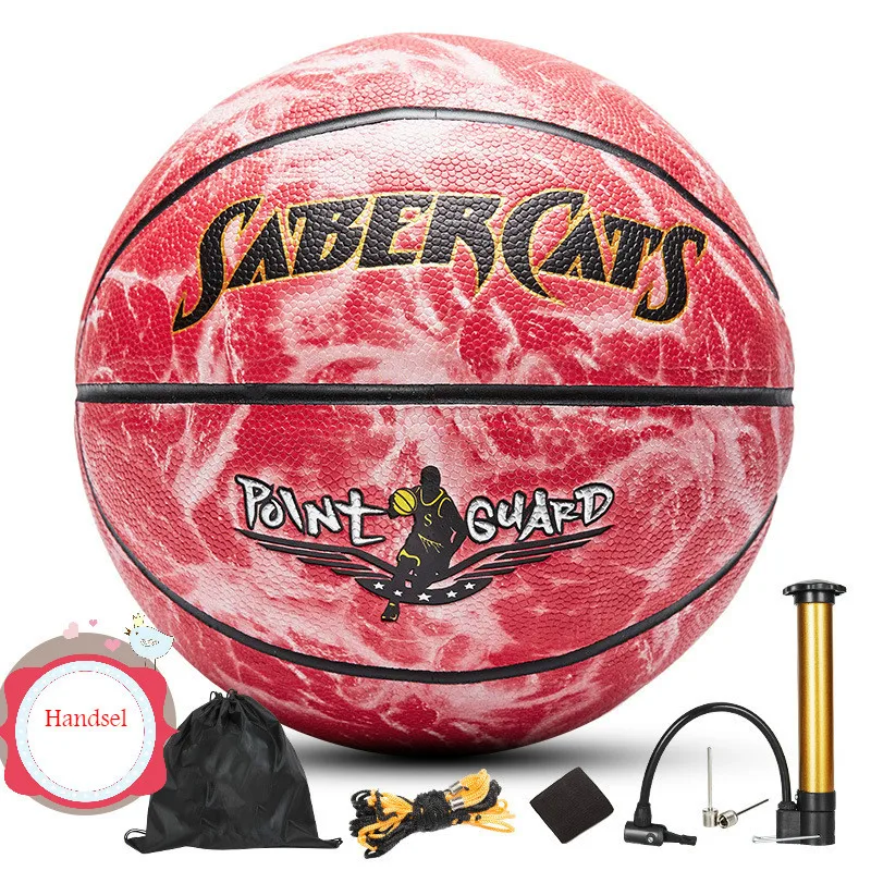 

Outdoor Indoor Training Match Size Reflective Basketball Official Ball Luminous basketballBasketball Leather Newest 7 PU Officia