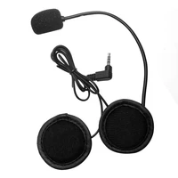 microphone speaker headset v4v6 interphone universal headset helmet intercom clip for motorcycle device wih mic