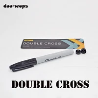 double cross by mark southworth 1 x stamper 1 heart stamper magic tricks magician close up illusions gimmick mentalism magia