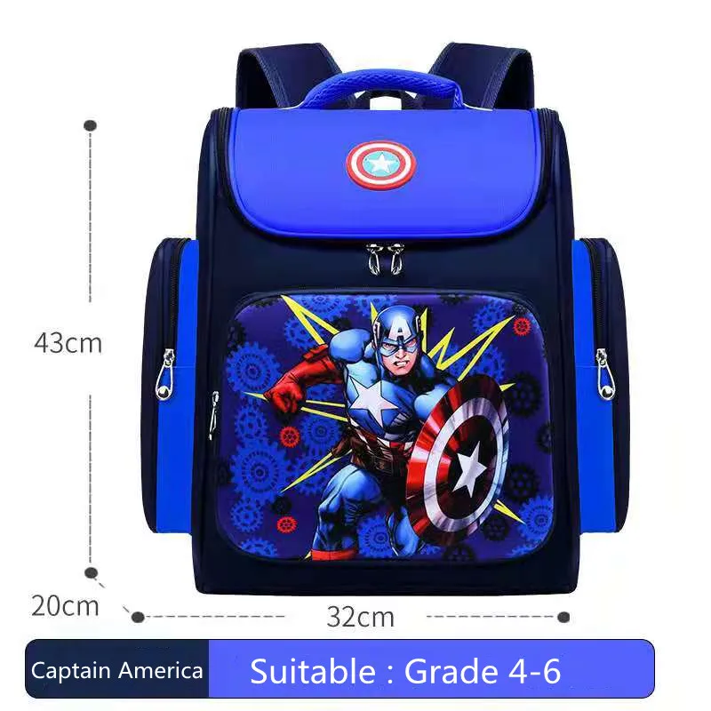 2021 New School Bags For Boys Primary Student Shoulder Orthopedic Backpack Grade 1-6 Large Capacity Super Light Mochila Escolar