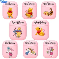 disney pooh piglet silicone bluetooth wireless earphone case for airpods protective cover skin accessories pods charging box bag