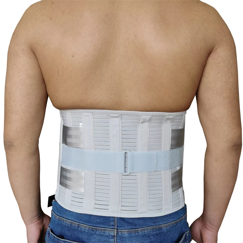 Размера плюс XXL унисекс регулируемая спинка Ремни Корректор осанки нижней части