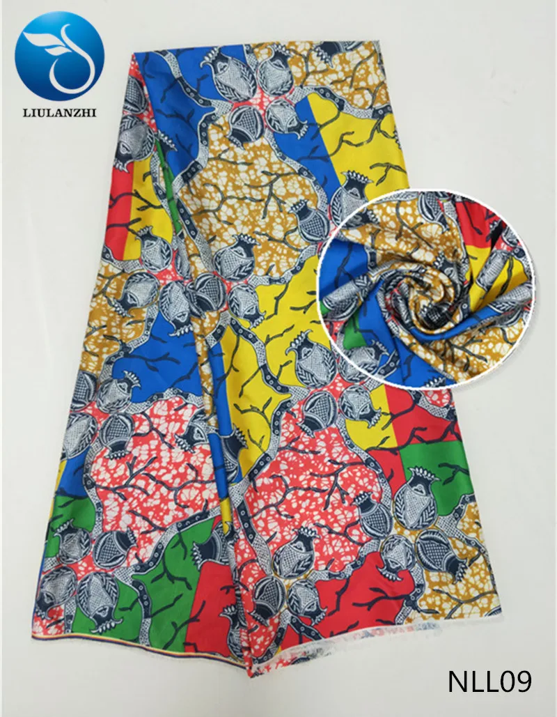 LIULANZHI атласные ткани гарантированное качество Анкара атласная ткань