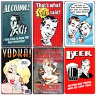 Винтажная жестяная вывеска в стиле ретро, декоративная табличка в виде Жестяного знака, декоративная табличка для покера