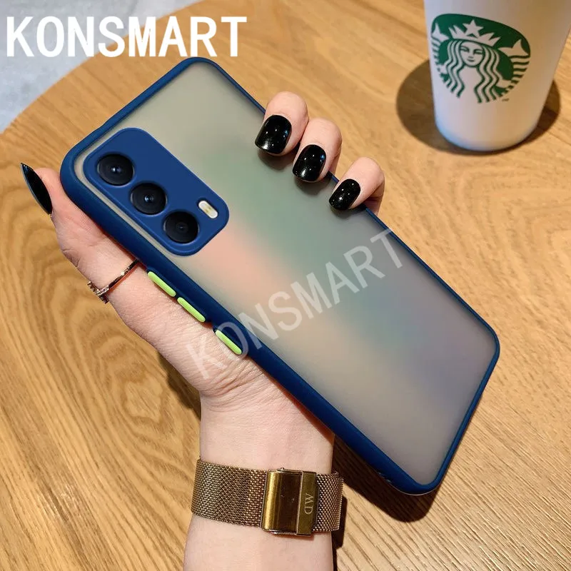 

KONSMART Silicone Soft Phone Cases For OPPO Realme GT 5G Case Matte Clear Shockproof Bumper Back Cover Realmegt Fundas