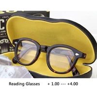 johnny depp reading glasses man woman brand retro acetate frame presbyopic diopter 1 0 1 5 2 0 2 5 3 0 3 5 4 0 with box