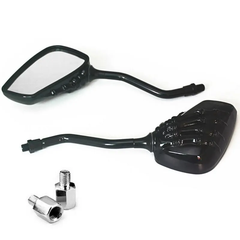 Боковые зеркала для мотоцикла универсальные заднего вида пластиковый каркас с