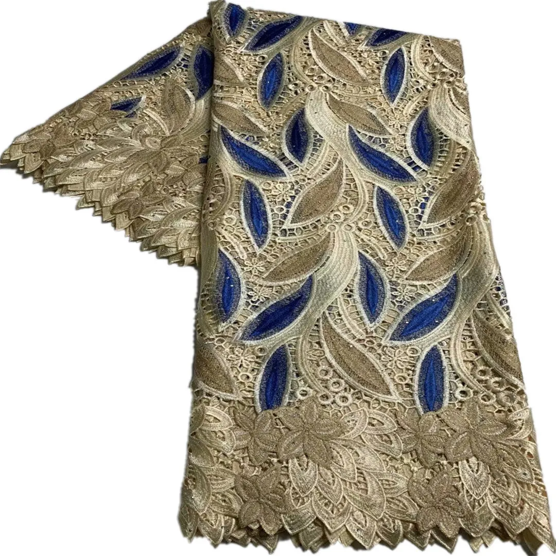 

Африканская кружевная ткань 2021, Высококачественная французская гипюровая сетчатая ткань для платьев, новый дизайн, нигерийская швейцарска...