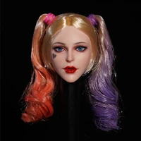 in stock 16 sale babyface bf01 female clown joker pvc head sculpt for 12 action figures body model
