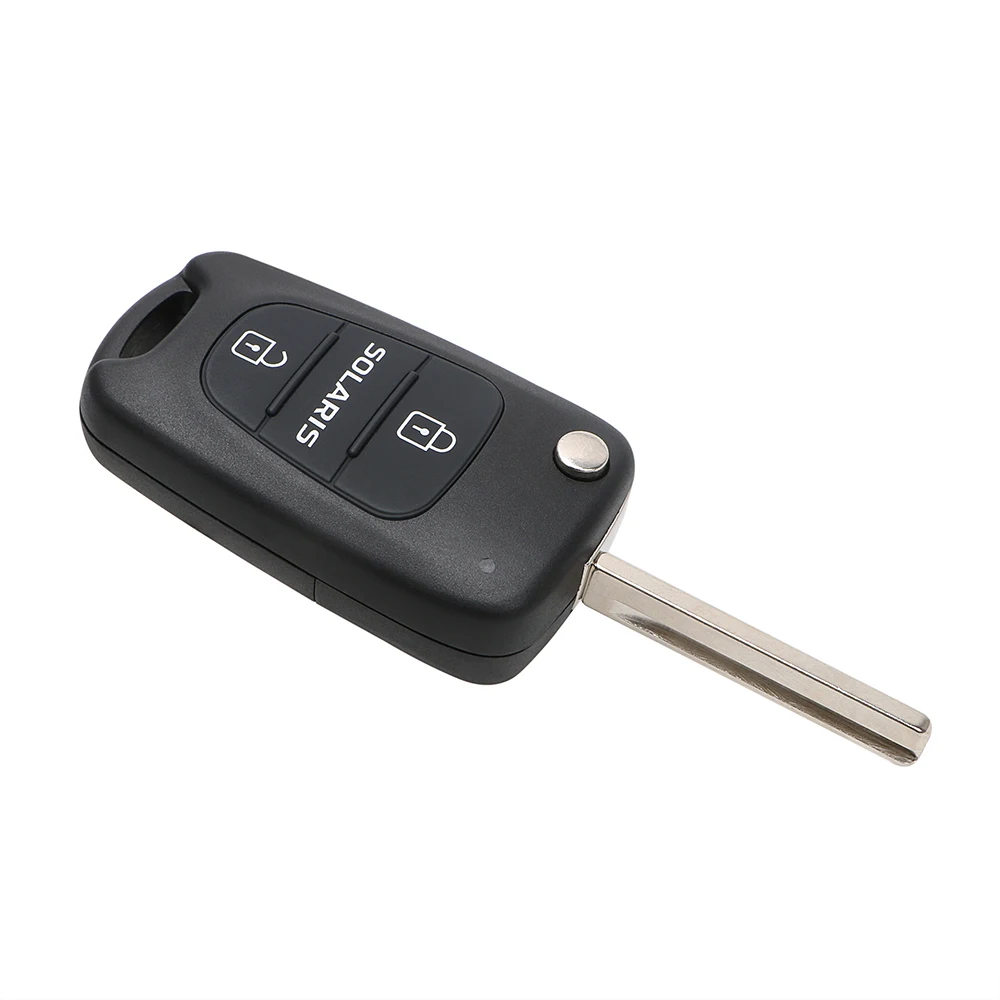 LEEPEE автомобильный чехол для ключей откидной складной пустой Fob 3 кнопки Удаленная