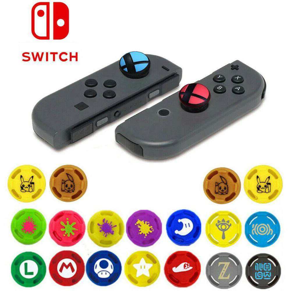 Силиконовый Аналоговый джойстик для nintendo Switch Pro/PS4/PS3/xbox ONE, 2 шт