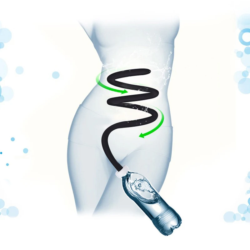 Мягкая анальная клизма трубка Анальная Чистка вагинальный очиститель насадка
