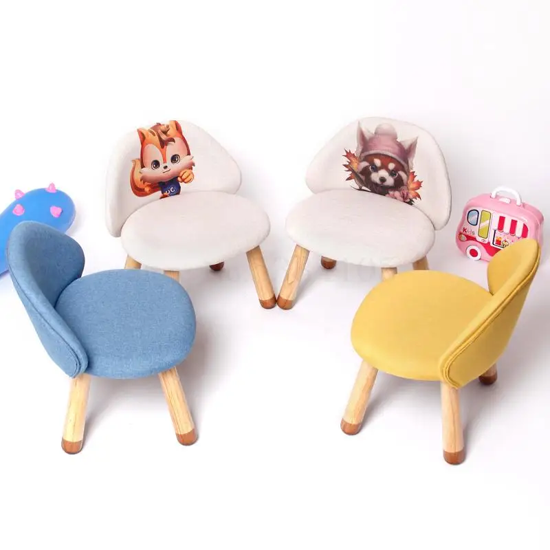 Детский стул из цельного дерева детский низкий сад обучение в письменной форме с