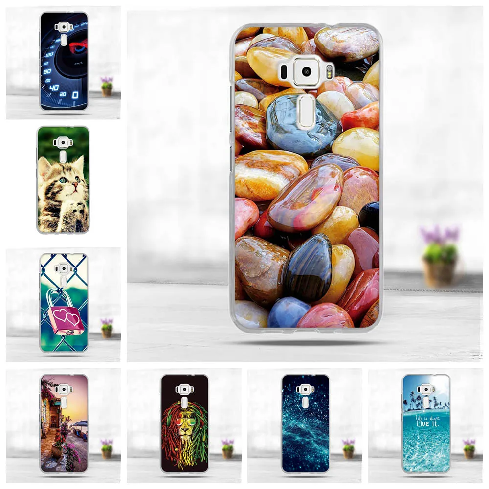 Роскошный 3D Мягкий силиконовый чехол из ТПУ для Asus Zenfone 3 ZE520KL с милыми животными