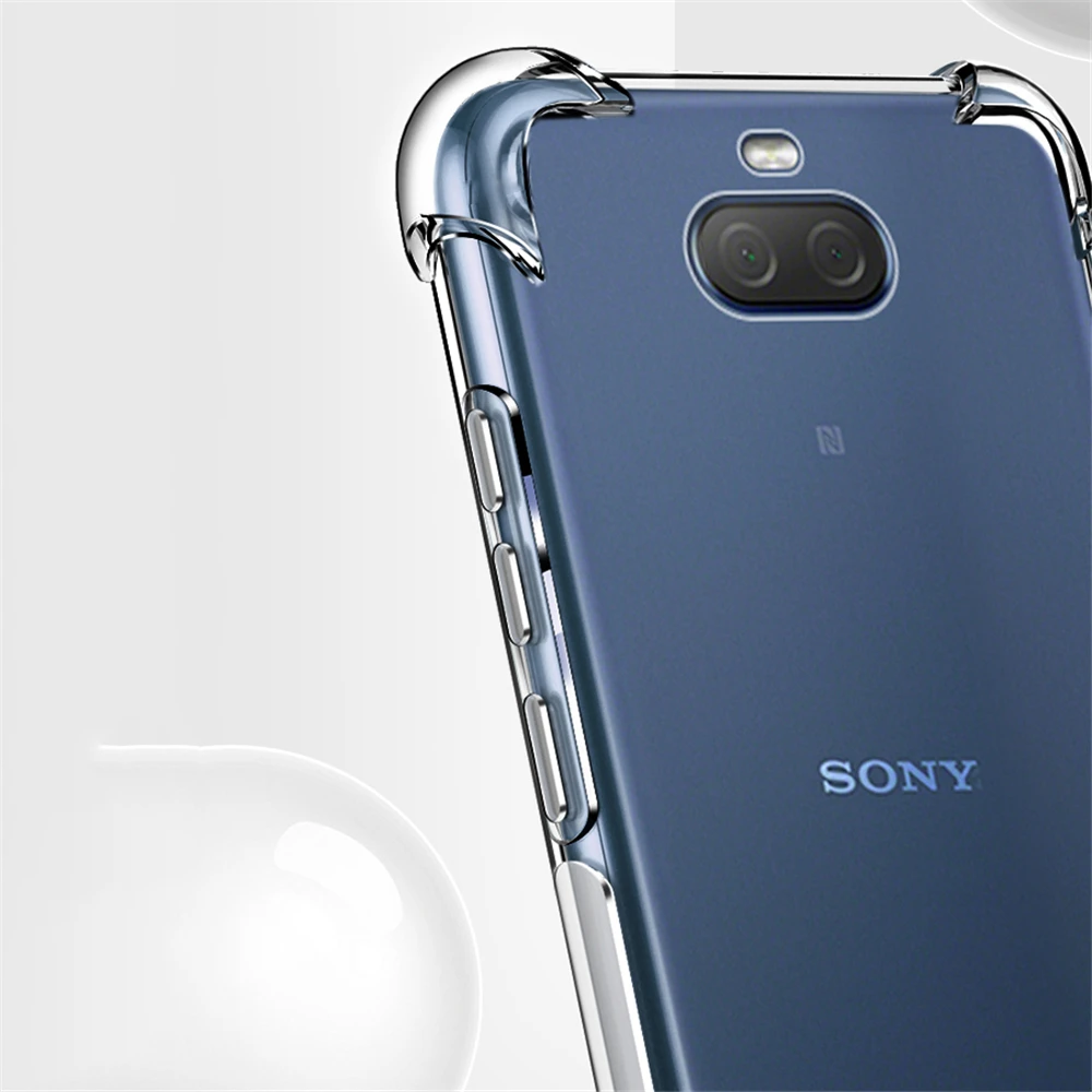 

Air Cushion Clear Soft Phone Case for Sony Xperia 1 5 8 10 L1 L2 L3 XZs XZ1 XZ2 XZ3 XA XA1 XA2 Slim Shell Protective Back Cover