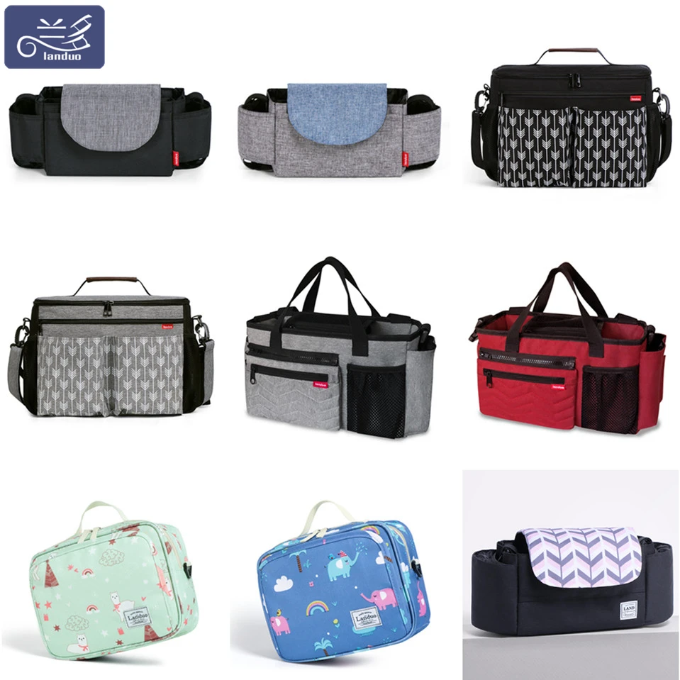 LANDUO сумки для подгузников мамы сумка коляски через плечо детские подгузники