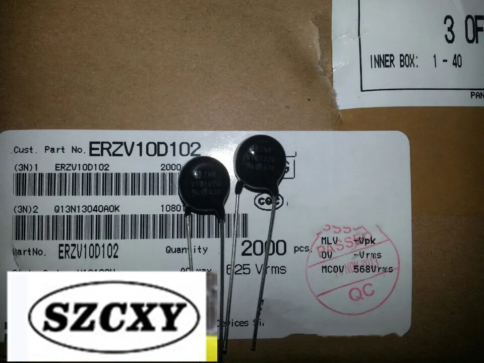 Новый оригинальный Варистор ZNR V10102U 1000 В 20 шт.|znr varistor|varistor resistorvaristor circuit |