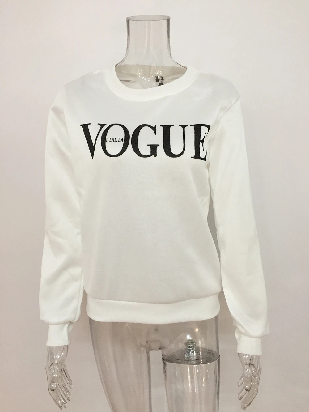 Letter Vogue Hoodies Sweatshirts 2022 Women Casual Kawaii Harajuku Fashion Punk For Girls Clothing European Tops Korean