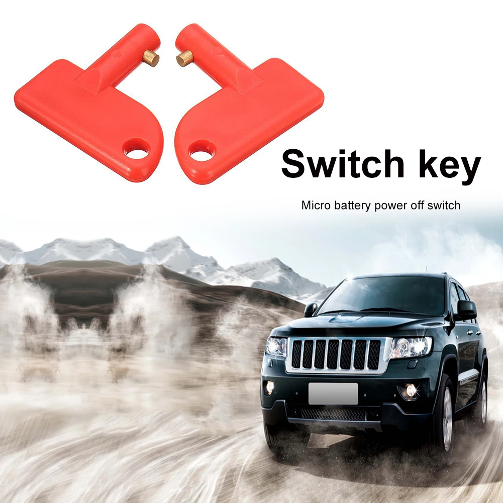 

Mini Car Vehicle Battery Cut Off Key Marine Power Disconnect Isolator Switch Spare Keys for Auto Boat Truck Accessories
