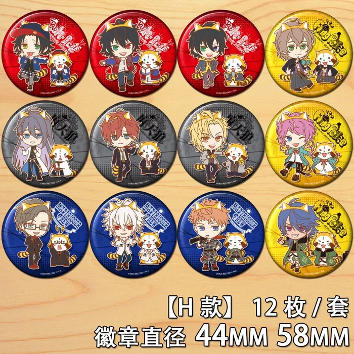 

Аниме дивизия рэп бой Ямада Джиро Ямада Сабуро Izanami Hifumi фигурка значок круглая брошь булавка подарки детская коллекция игрушек