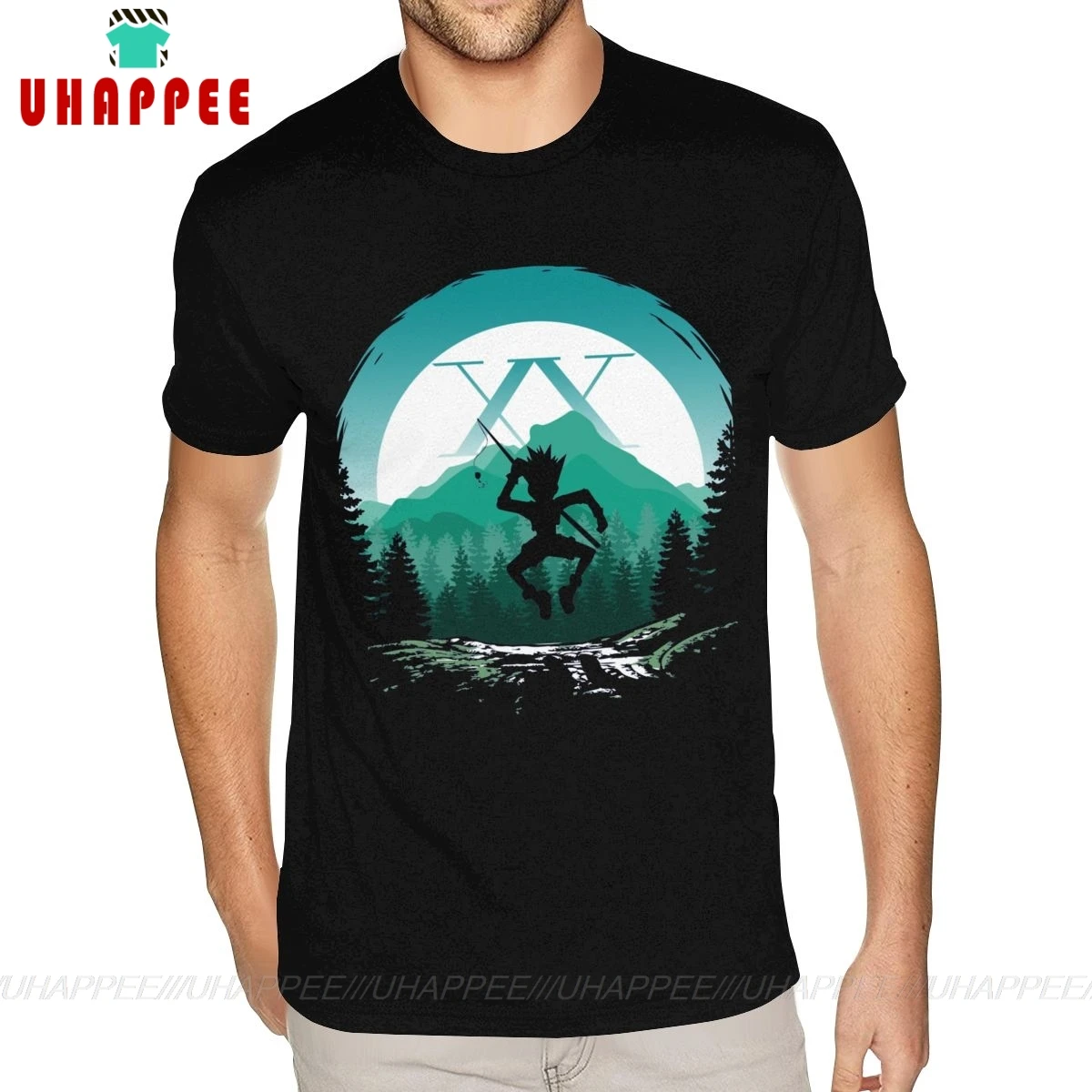 Hunter X Hunter/Японские Аниме футболки большого размера для бойфренда милые с