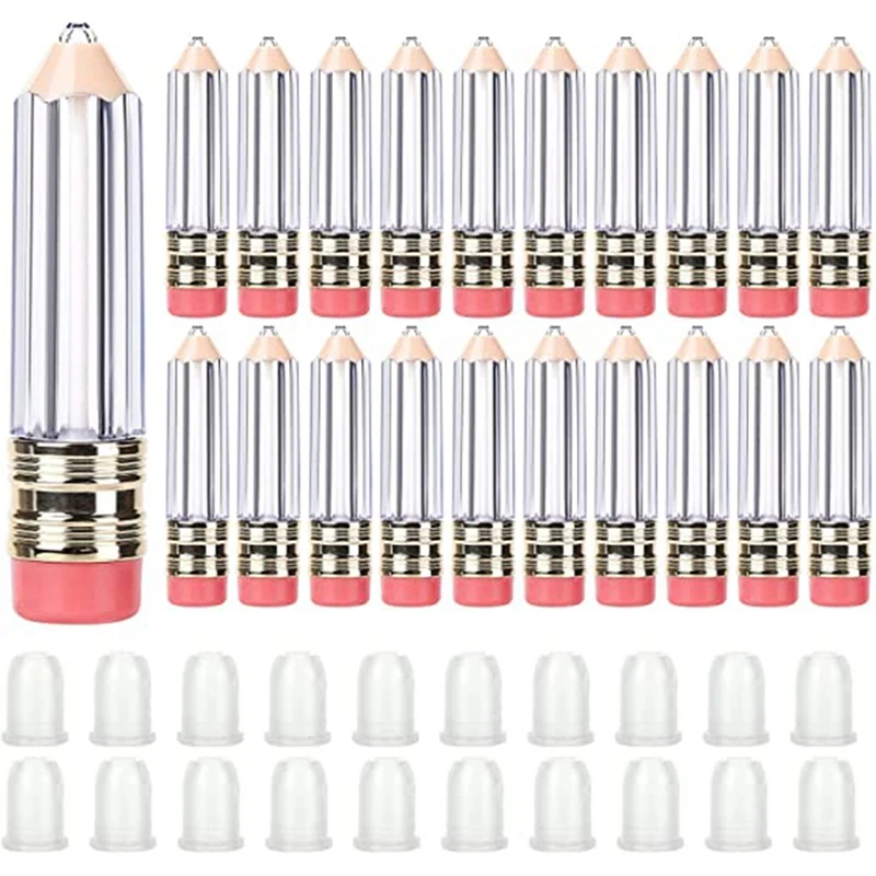 

24 PCS 5 Ml Empty Lip Gloss Tube Containers, Refillable Cute Lip Gloss Tube Bottles For Women Girl DIY Cosmetics