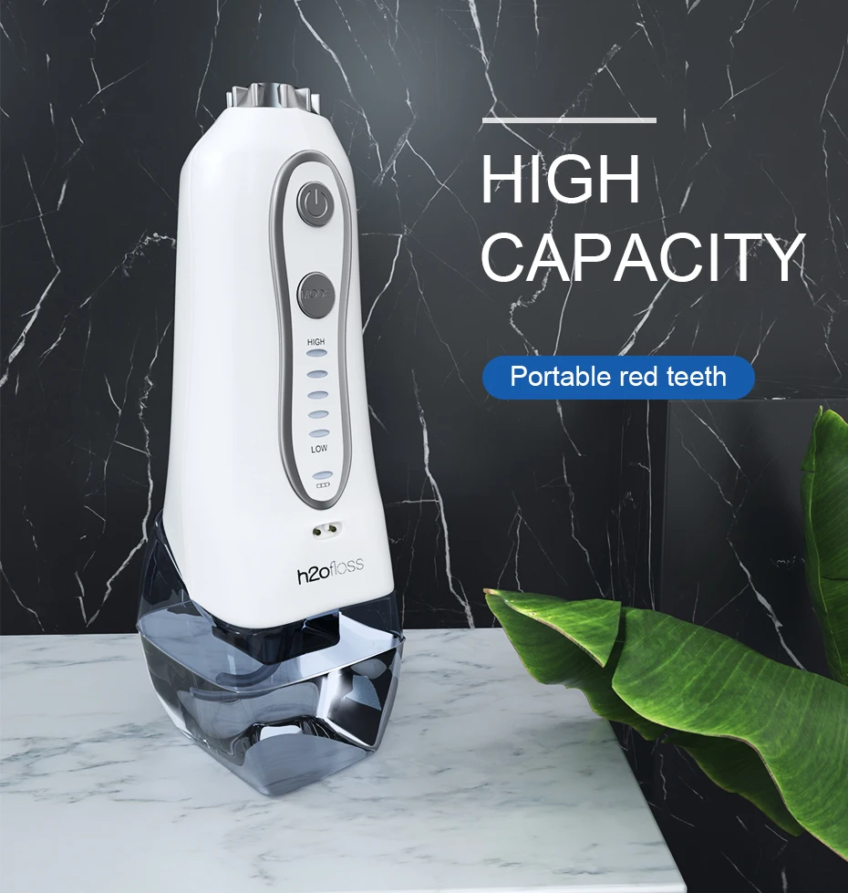 H20floss ирригатор для полости рта портативный водный ирригатор зубная нить 5 режимов USB перезаряжаемая струя воды 300 мл очиститель зубов