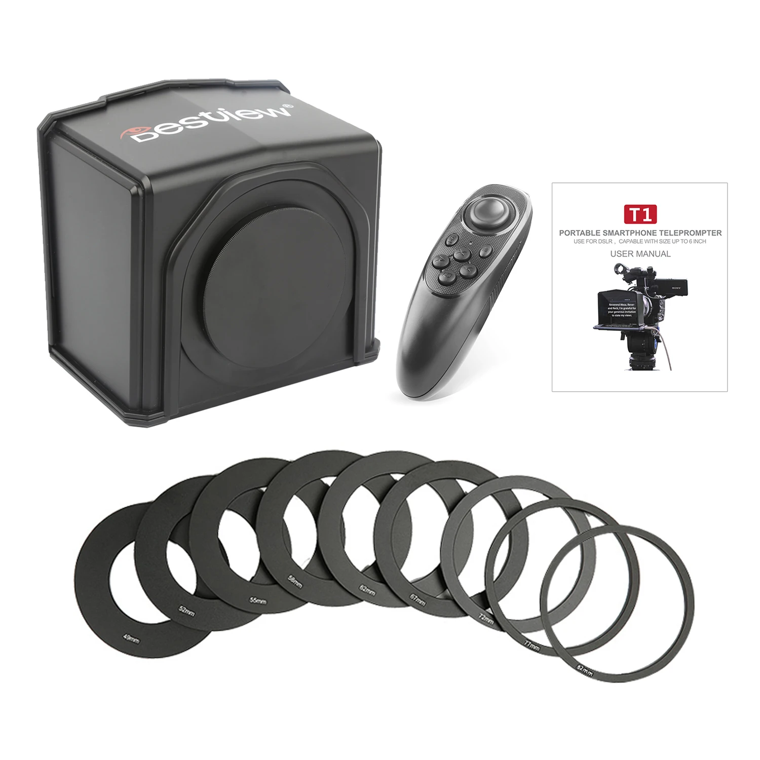 Портативный телесуфлер Bestview T1 с дистанционным управлением для смартфона