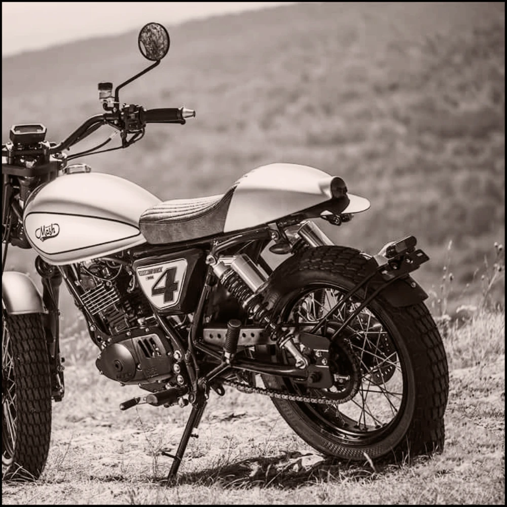 Универсальная винтажная мотоциклетная Подушка 64 см сидение для кафе-рейссера