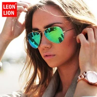 leonlion 2021 pilot mirror sunglasses womenmen brand designer luxury sun glasses women vintage outdoor driving oculos de sol