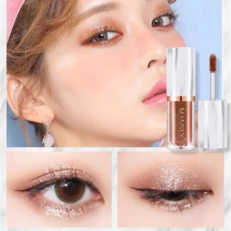 3pcs Eyeliner Eyeshadow Waterproof Liquid Glitter Sequins Eye Liners Professional Shinning Women Cosmetics Makeup Beauty Tools | Красота и
