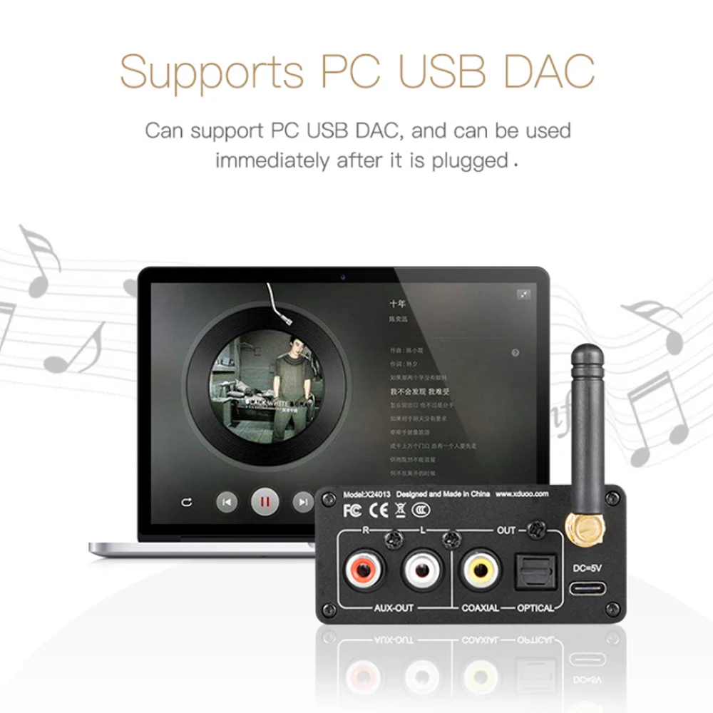 XDUOO XQ 50 Pro Bluetooth 5 0 аудио приемник конвертер CS8406 ES9018K2M чипы декодер Поддержка AptX/SBC/AAC