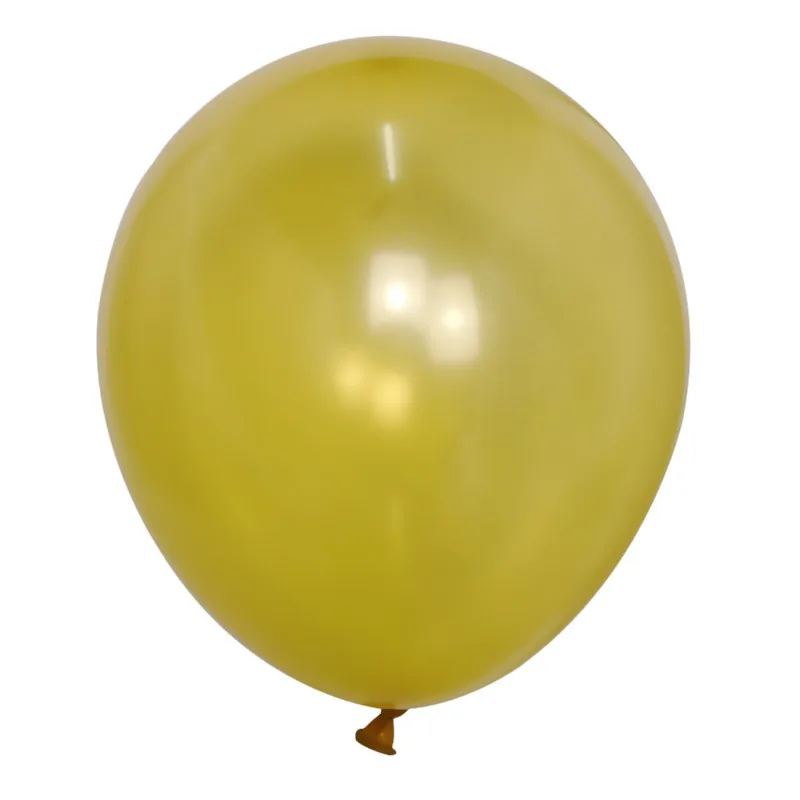 gold 25 шт./лот, утолщенные 10 дюймов, коричневый, белый цвет, кожа, прозрачный цвет, латекс, Гелиевый шар, украшения для свадьбы дня рождения, игрушки, мяч, подарки - Цвет: gold