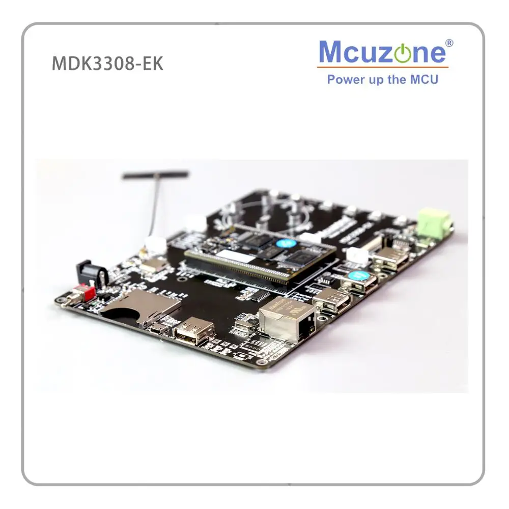 Rockchip RK3308 MDK3308-EK четырехъядерный Cortex-A35 до 1 3 ГГц 512 Мб DDR3/3L 8 ГБ eMMC AI VA 7LCD EC20 4G WIFI UVC