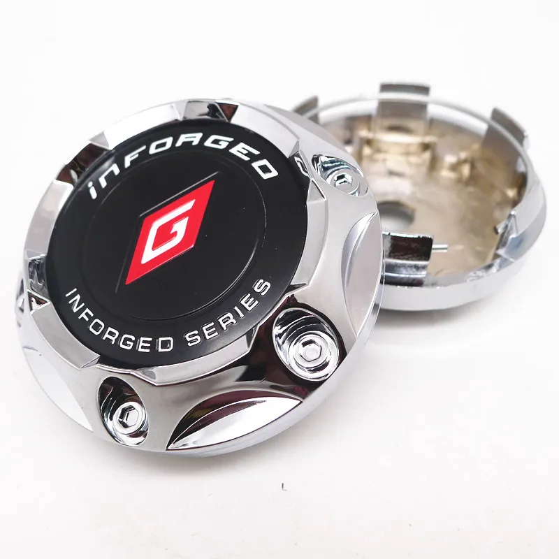 

4pcs 68mm 62mm For Inforged Car Wheel Hub Rim Center Cap Cover 45mm Badge Emblem Sticker