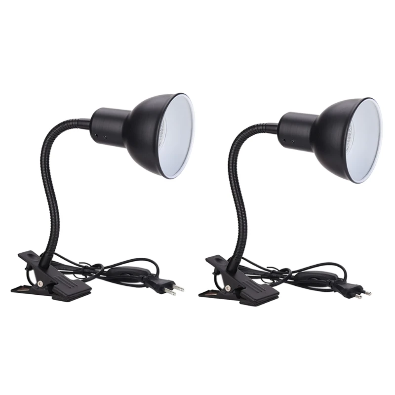 

UVA UVB Lamp Holder Lizard Tortoise Heating Lamp Holder With Clip, Used For Turtle Habitat, Fish Tank And Reptile Supplies
