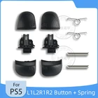 1 комплект, сменные кнопки и пружины HOTHINK L1L2R1R2 для PS5 Controller L2R2, внутренний вращающийся вал и рама для DualSense