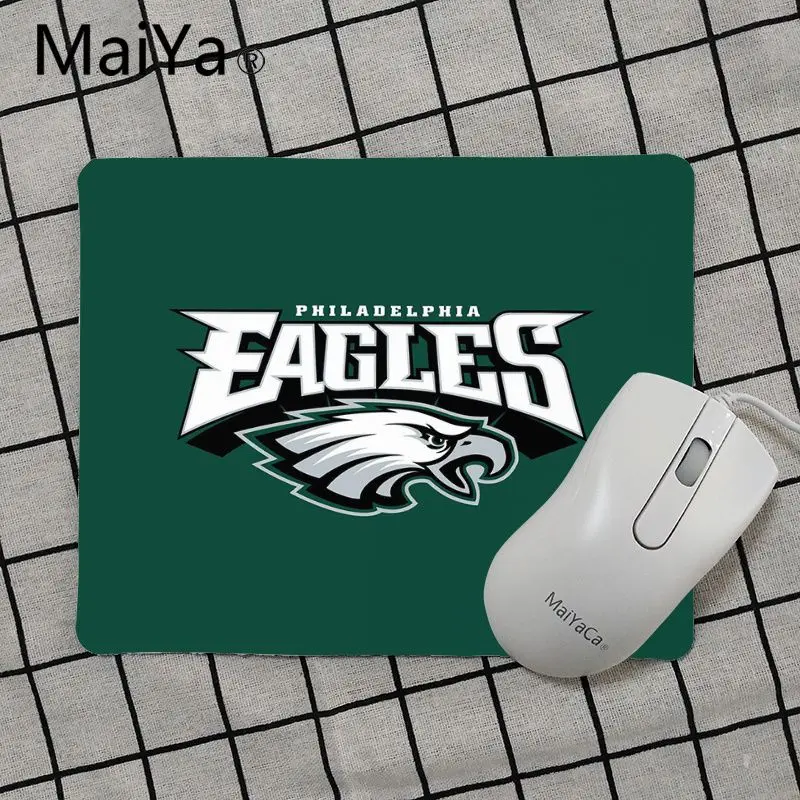 No Lock Edge25x29cm Maiya высокое качество Philadelphia Eagles уникальная настольная панель коврик для игровой мыши Гладкий блокнот для письма настольные компьютеры мат игровой коврик для мыши - Цвет: No Lock Edge25x29cm