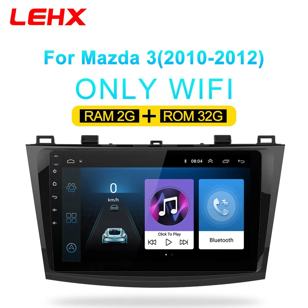 Автомобильный DVD gps android 8,1 автомобильный Радио стерео 2G 32G карта четырехъядерный 2 din Автомобильный мультимедийный плеер для Mazda 3 2004-2013 maxx axel - Цвет: M4-932-1
