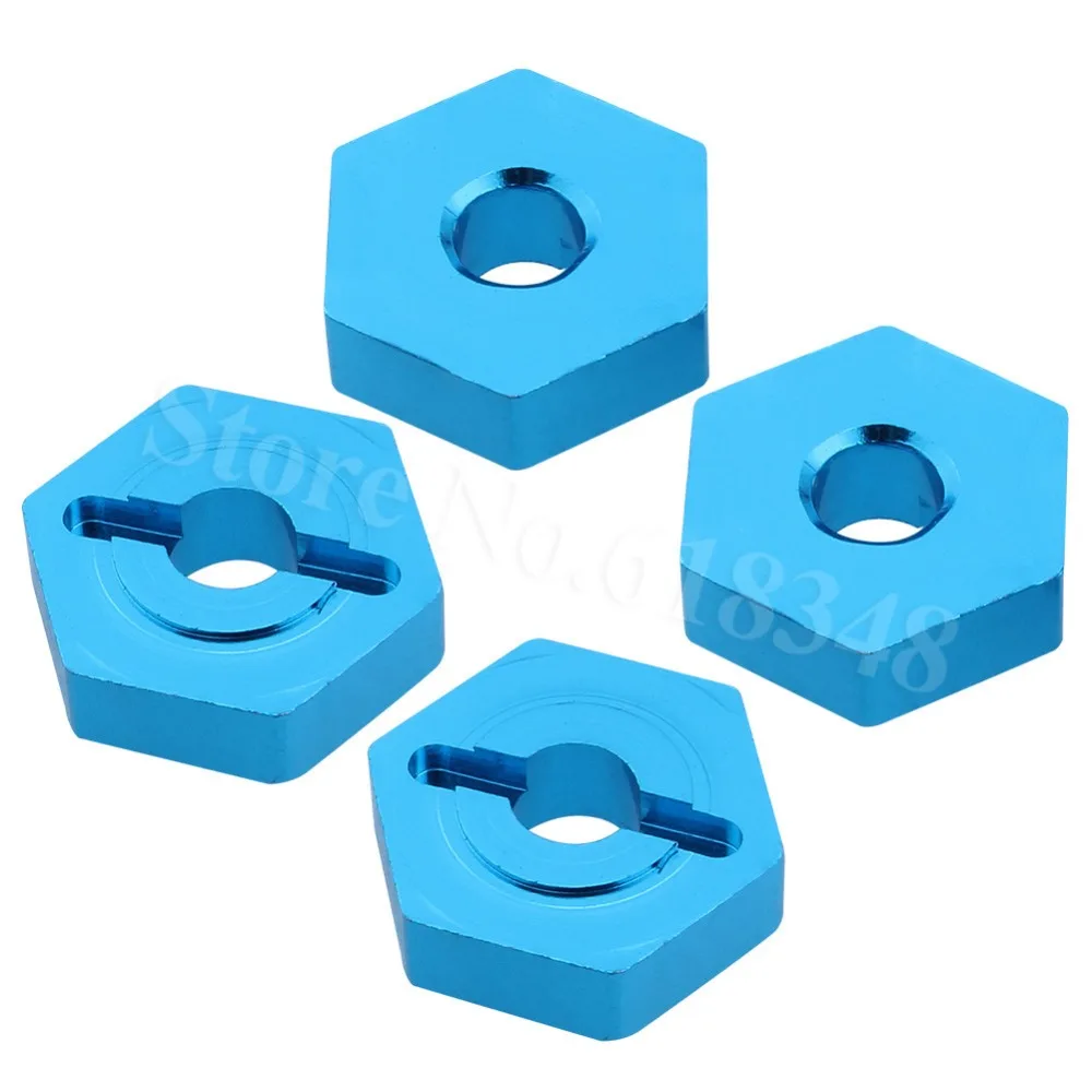 Алюминиевые ступицы колеса 12 мм 4 шт. шестигранные с штифтами 1 5x9 5 для Traxxas 1/16 Slash 4WD