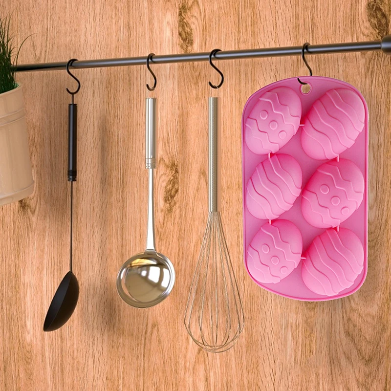 

4pc Easter Day Egg Shape Silicone Mold Gummy Animal Fondant Chocolate Candy Mould Cake Baking Decorating Tools Kitchen Bake Tool